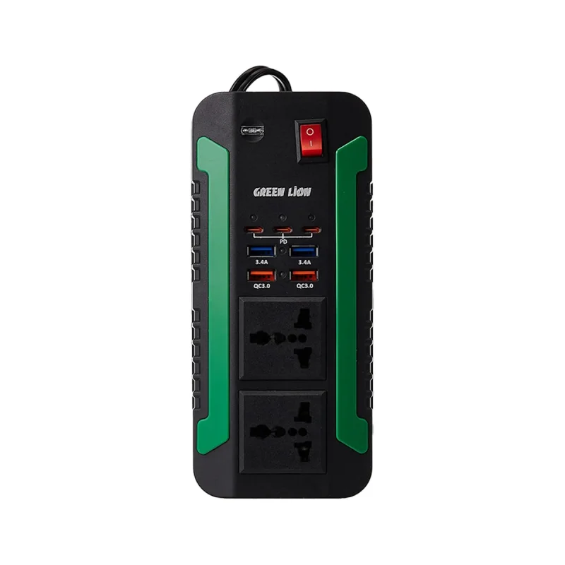 مبدل برق خودرو گرین لاین مدل Spark 300