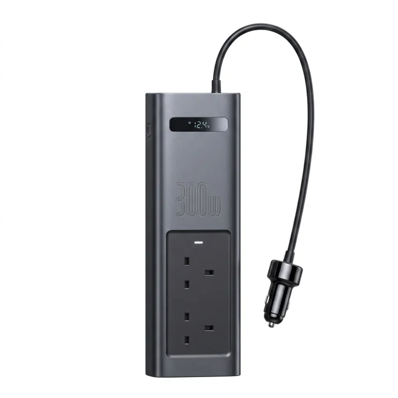 مبدل برق خودرو باسئوس مدل IGBT Power Inverter 300W‌‌‌ BS-CI30-02