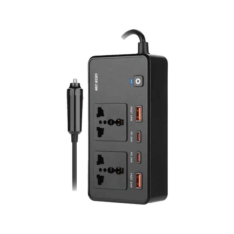 مبدل برق خودرو گرین لاین مدل CG-200 Car Inverter