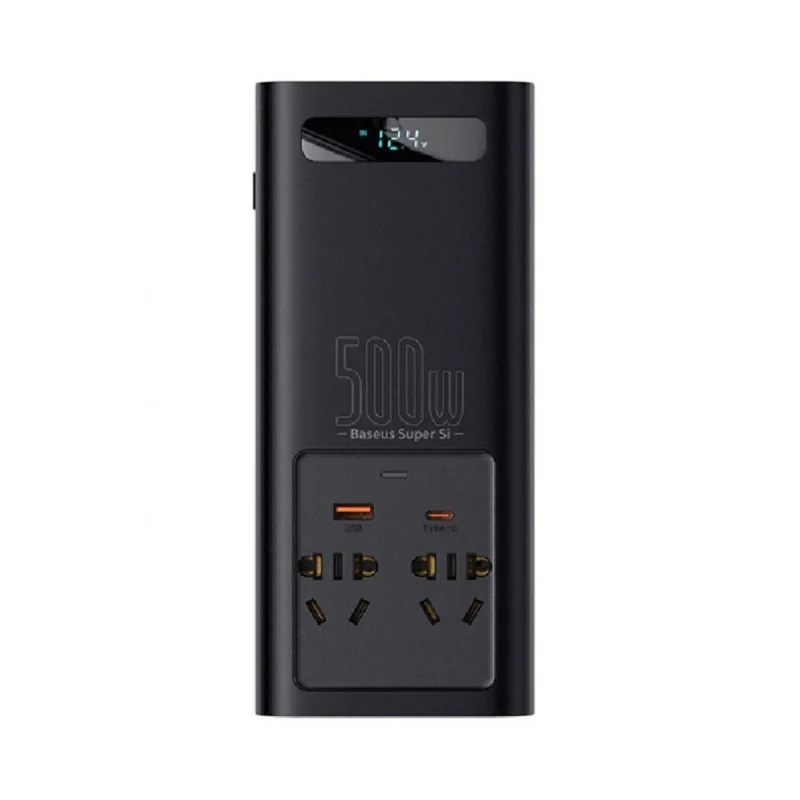 مبدل برق خودرو باسئوس مدل Power Inverter 500W