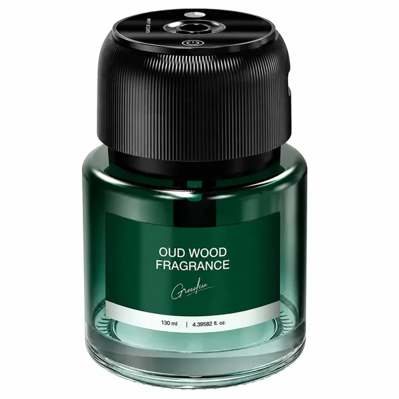 خوشبوکننده خودرو گرین لاین مدل GNAROUODGR با رایحه Oud Wood حجم 130 میلی لیتر