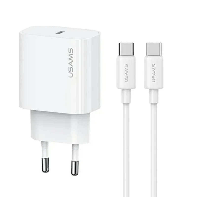 شارژر دیواری 20 وات یوسمز مدل oyxltz01 به همراه کابل USB-C