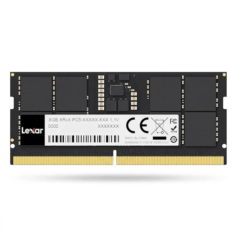 رم لپ‌تاپ DDR5 تک کاناله 5600 مگاهرتز CL46 لکسار مدل 262PIN ظرفیت 16 گیگابایت
