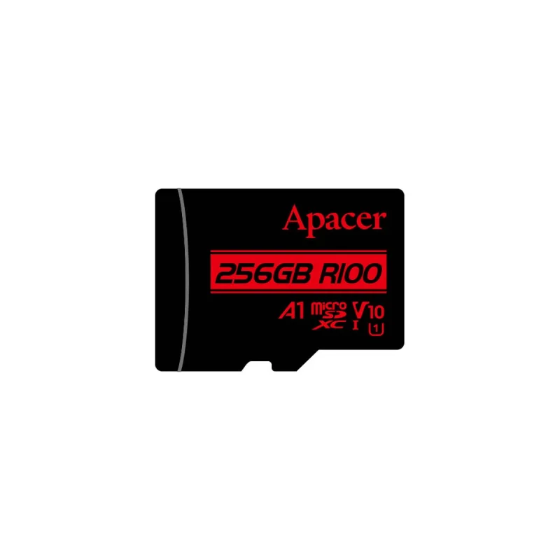 کارت حافظه microSDXC اپیسر مدل R100 کلاس 10 استاندارد UHS-I U1 سرعت 100MBps ظرفیت 256 گیگابایت