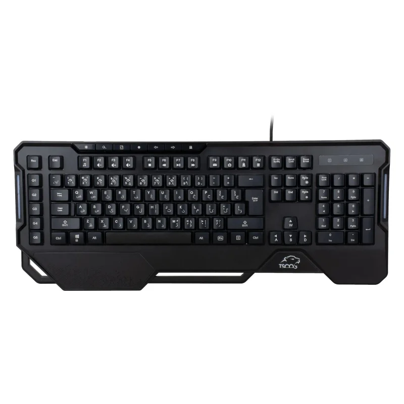 کیبورد گیمینگ تسکو مدل GK 8126، سوییچ ممبران، Full-Size، نورپردازی RGB