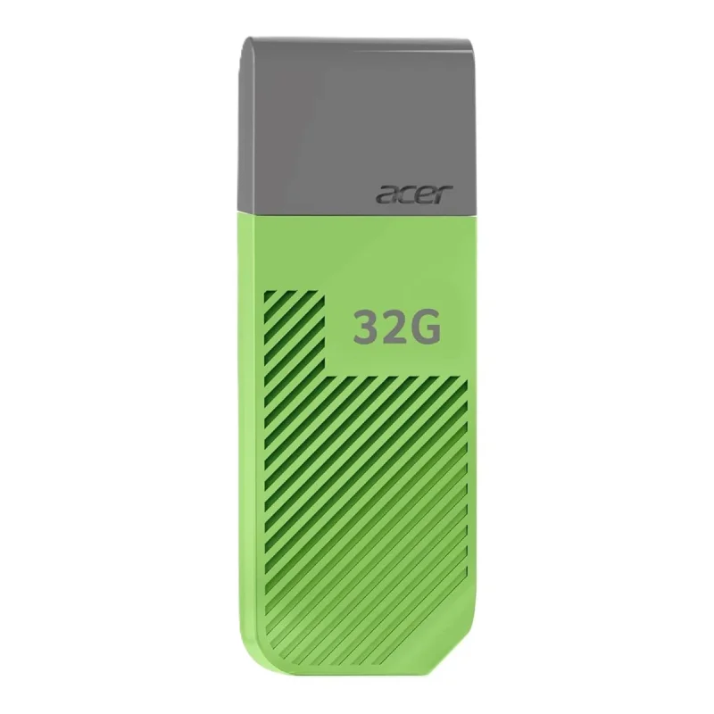 فلش مموری ایسر مدل UP300 ظرفیت 32 گیگابایت، رابط USB 3.2 Gen1، سرعت خواندن 120 مگابایت بر ثانیه، بدنه سبک و مقاوم، سازگار با ویندوز، مک و لینوکس، مناسب انتقال سریع و ذخیره‌سازی داده‌های حجیم