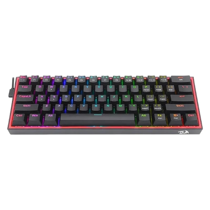 کیبورد مخصوص بازی ردراگون مدل K617 FIZZ RED SWITCH