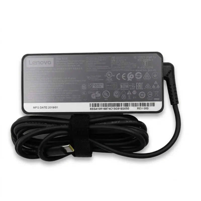 شارژر 20 ولت 3.25 آمپر لنوو مدل ADLX65YDC3D
