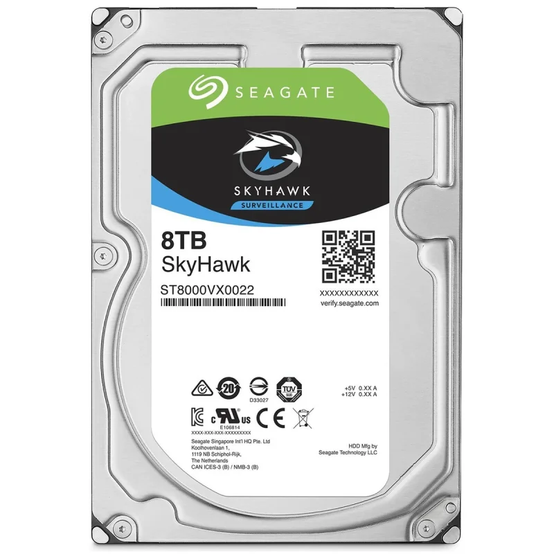 هارددیسک اینترنال سیگیت مدل SkyHawk ST8000VX0022 ظرفیت 8 ترابایت