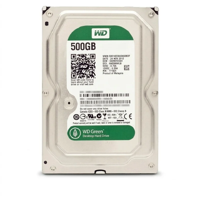 هارد اینترنال وسترن دیجیتال مدلWD5000AVDS ظرفیت 500گیگابایت