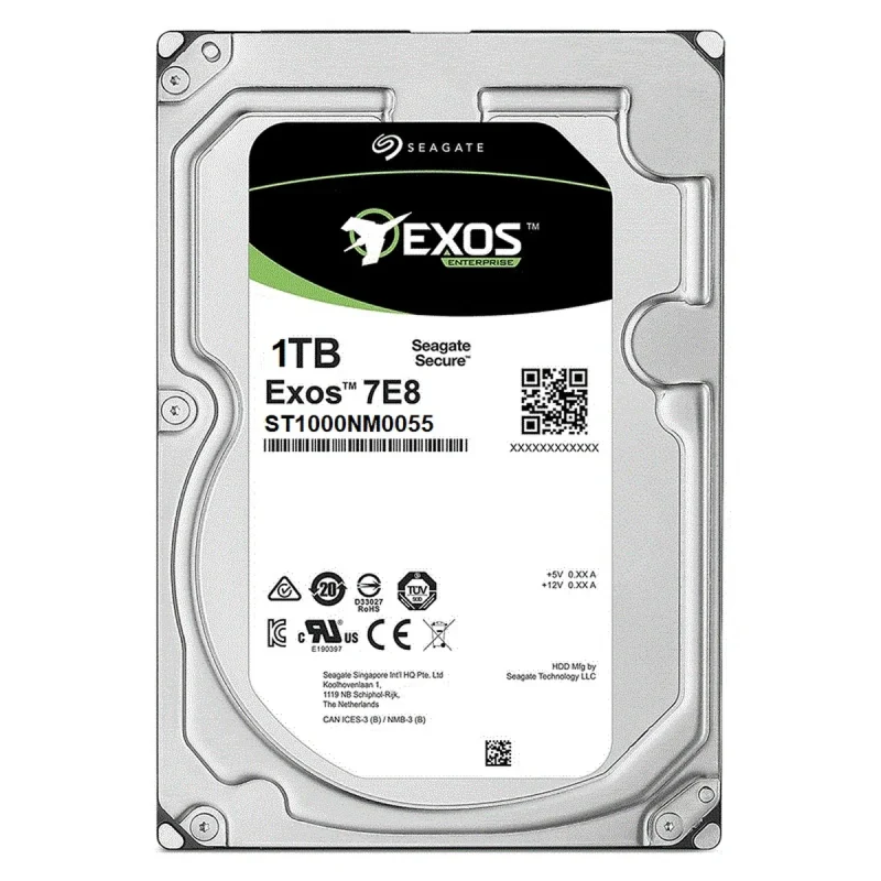 هارد دیسک اینترنال وسترن دیجیتال با رابط SATA مدل ST1000NM0055 EXOS ظرفیت 1 ترابایت