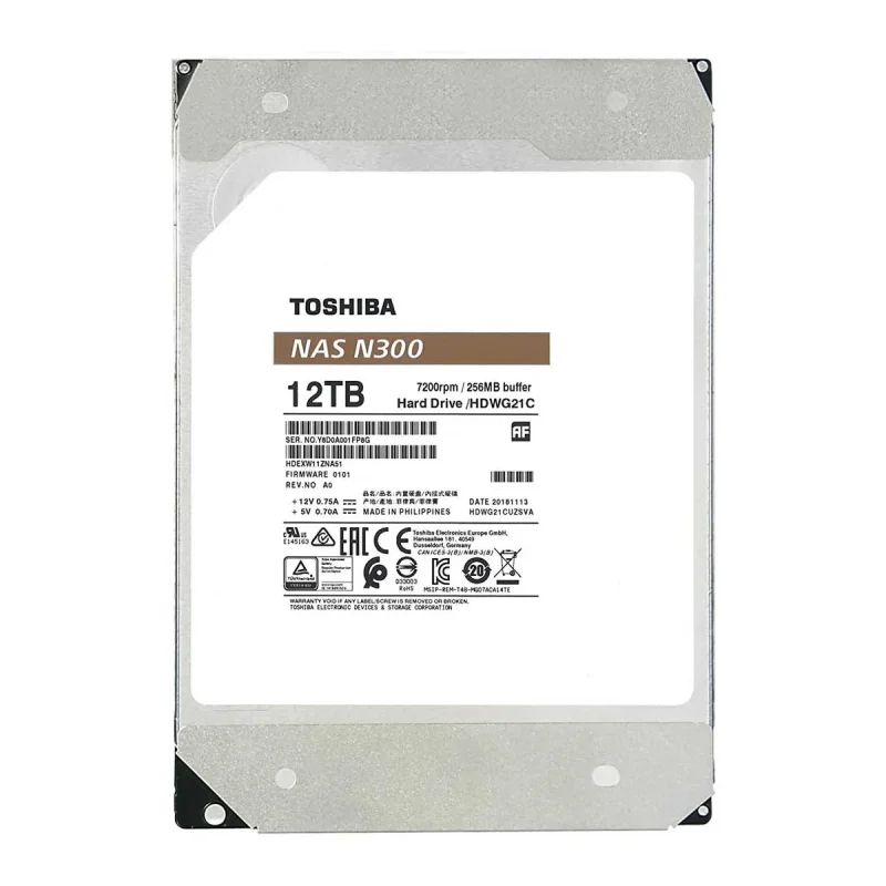 هارددیسک اینترنال توشیبا مدل N300 ظرفیت 12 ترابایت