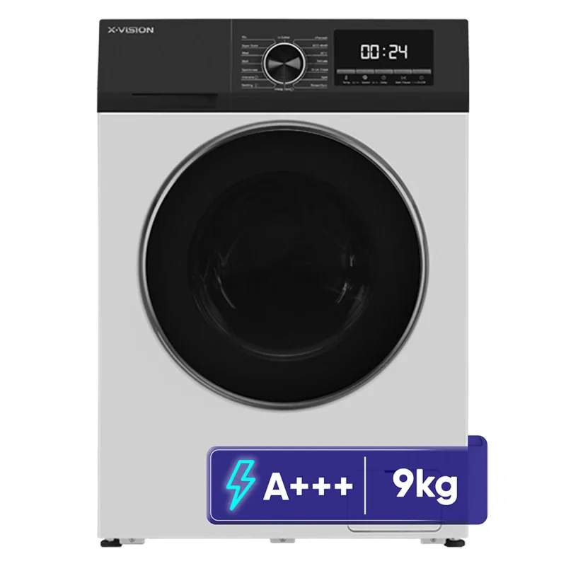 ماشین لباسشویی 9 کیلوگرم اتوماتیک ایکس ویژن مدل TP92-BWD