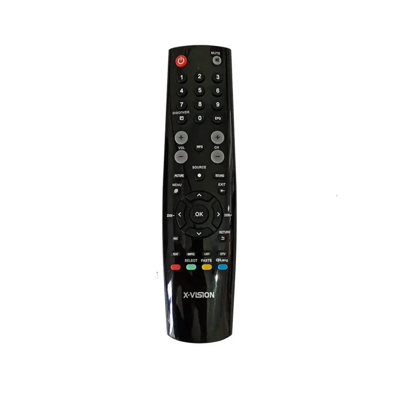 ریموت کنترل تلویزیون ایکس ویژن مدل 332