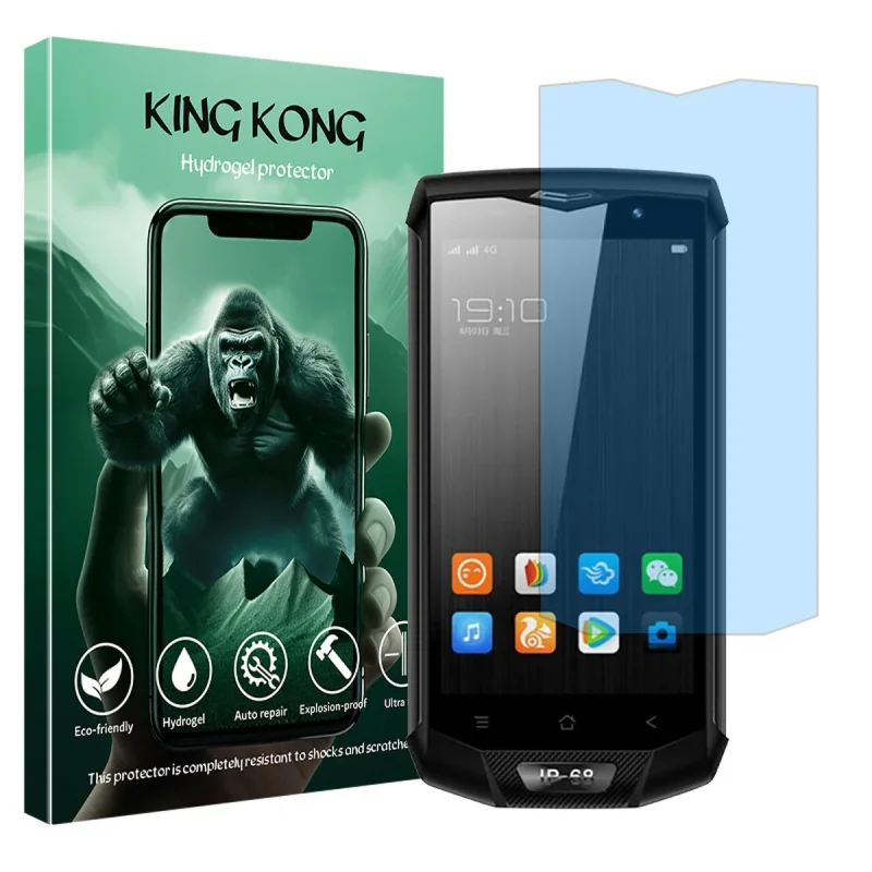 محافظ صفحه نمایش مات آنتی بلو کینگ کونگ مدل Tough مناسب برای گوشی موبایل بلک ویو BV8000 Pro