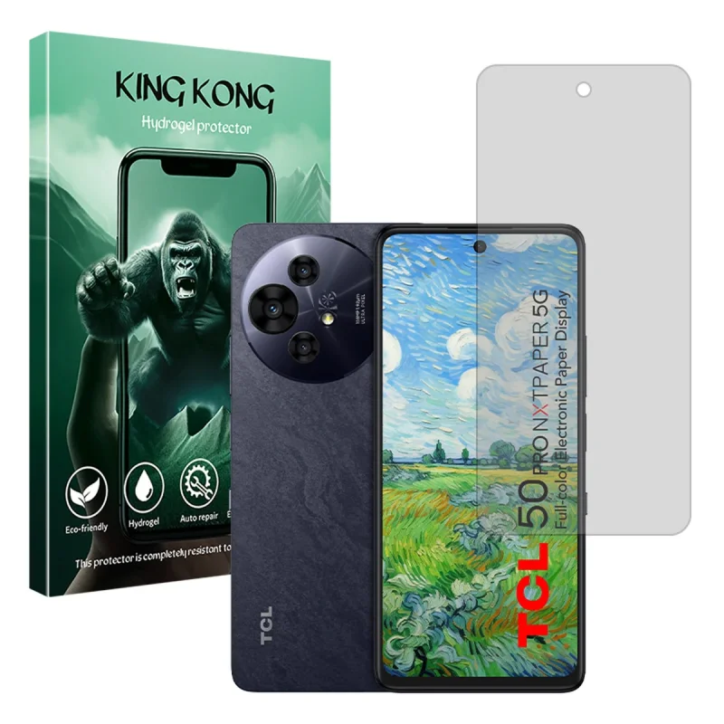 محافظ صفحه نمایش شفاف کینگ کونگ مدل Tough مناسب برای گوشی موبایل تی سی ال  50 NxtPaper 5G