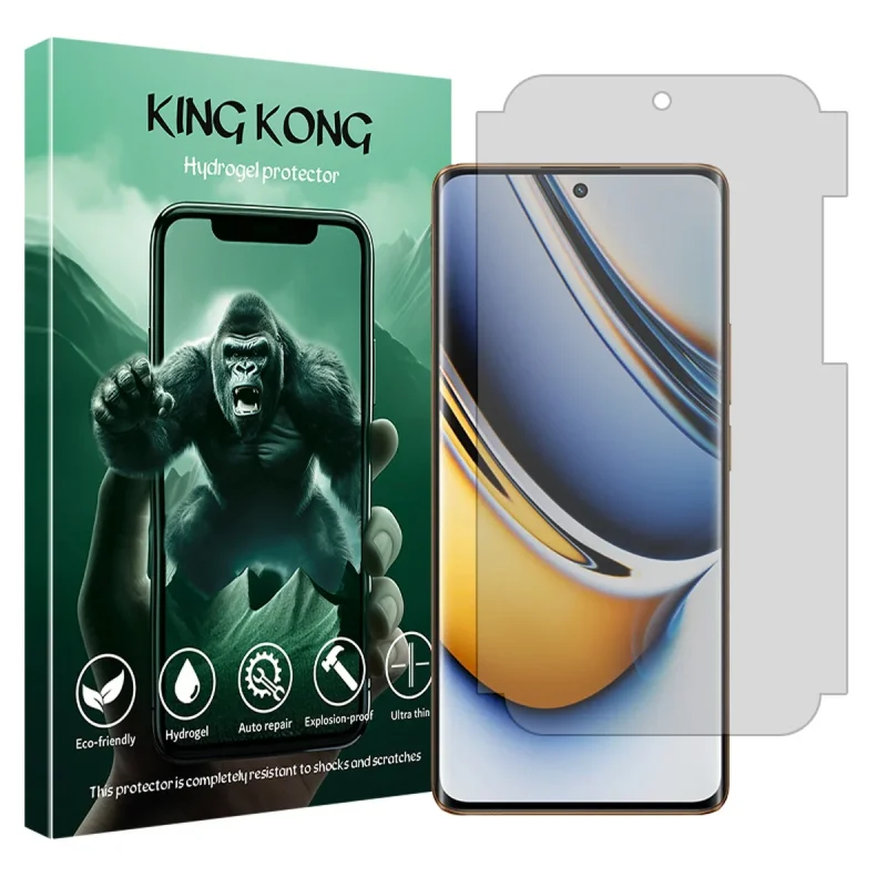 محافظ صفحه نمایش شفاف کینگ کونگ مدل Tough مناسب برای گوشی موبایل ریلمی 11 Pro Plus