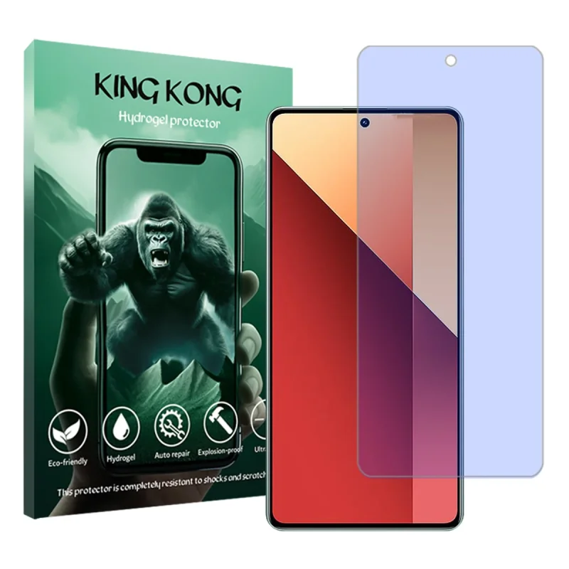 محافظ صفحه نمایش آنتی بلو کینگ کونگ مدل Tough مناسب برای گوشی موبایل شیائومی Redmi Note 13 Pro 4G
