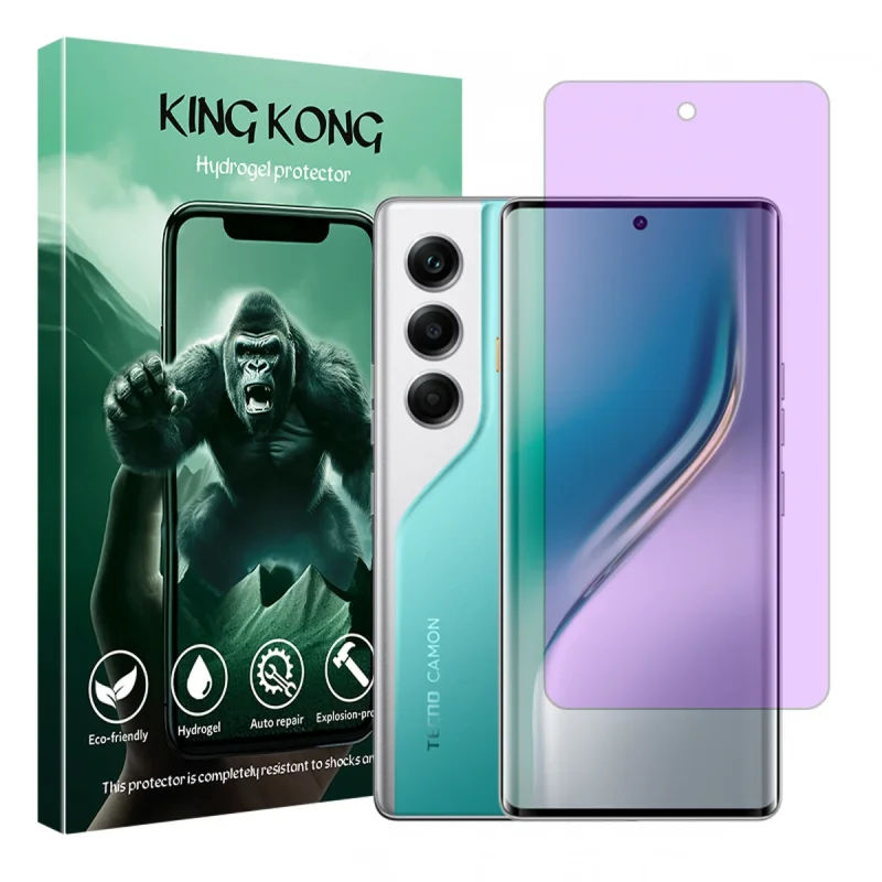محافظ صفحه نمایش آنتی پرپل کینگ کونگ مدل Eye Care مناسب برای گوشی موبایل تکنو Camon 40 Pro