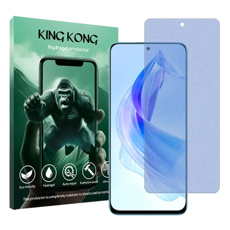 محافظ صفحه نمایش مات ضداشعه آبی کینگ کونگ مدل Tough مناسب برای گوشی موبایل آنر 90 Lite