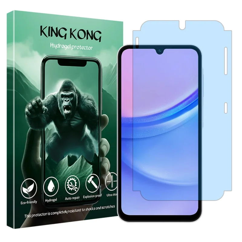 محافظ صفحه نمایش کینگ کنگ مدل آنتی بلو مناسب برای گوشی موبایل سامسونگ Galaxy A15