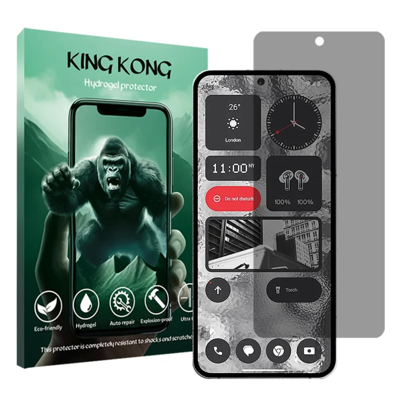 محافظ صفحه نمایش حریم شخصی کینگ کونگ مدل Tough مناسب برای گوشی موبایل ناتینگ Phone 2