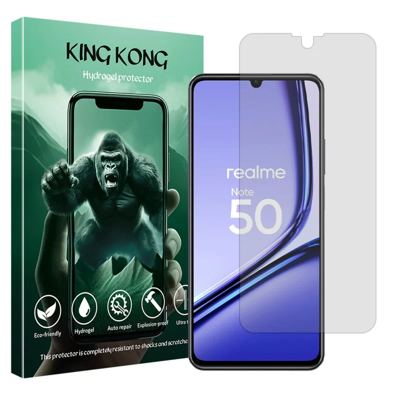محافظ صفحه نمایش مات کینگ کونگ مدل Tough مناسب برای گوشی موبایل ریلمی Note 50