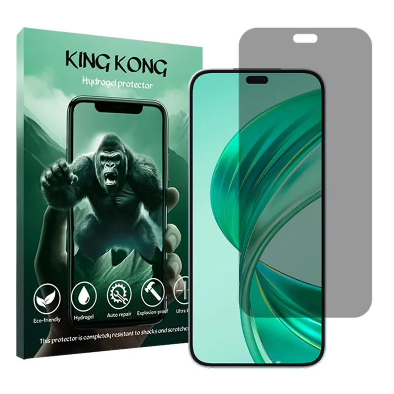 محافظ صفحه نمایش حریم شخصی کینگ کونگ مدل Tough مناسب برای گوشی موبایل آنر X8b