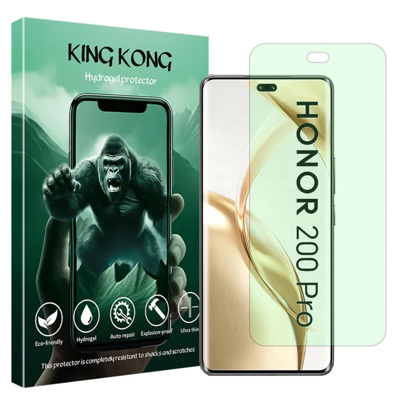 محافظ صفحه نمایش گرین لایت کینگ کونگ مدل Tough مناسب برای گوشی موبایل آنر 200 Pro