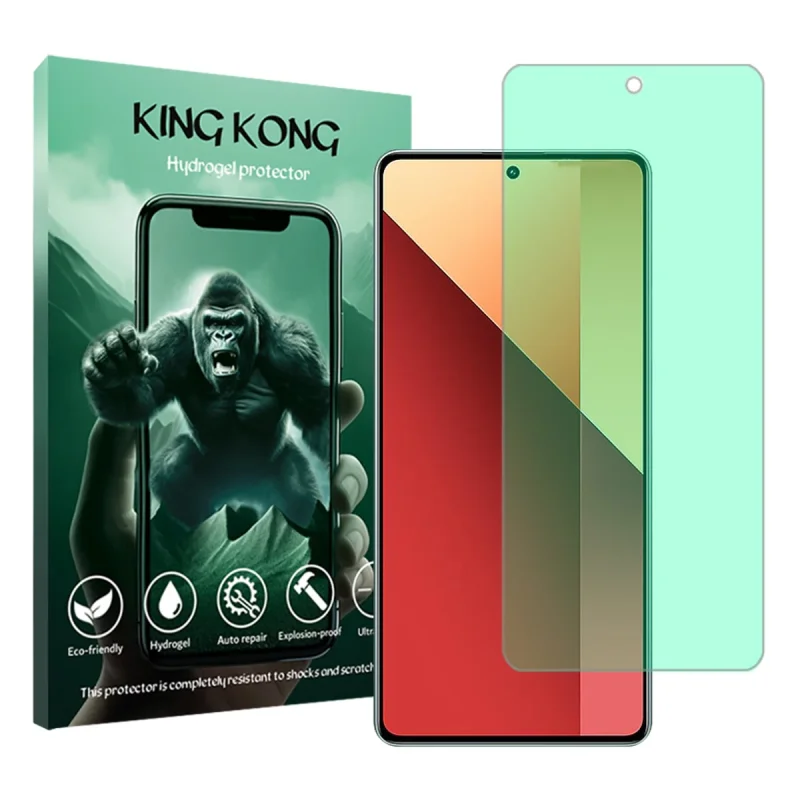 محافظ صفحه نمایش گرین لایت کینگ کونگ مدل Tough مناسب برای گوشی موبایل شیائومی Redmi Note 13 Pro 4G
