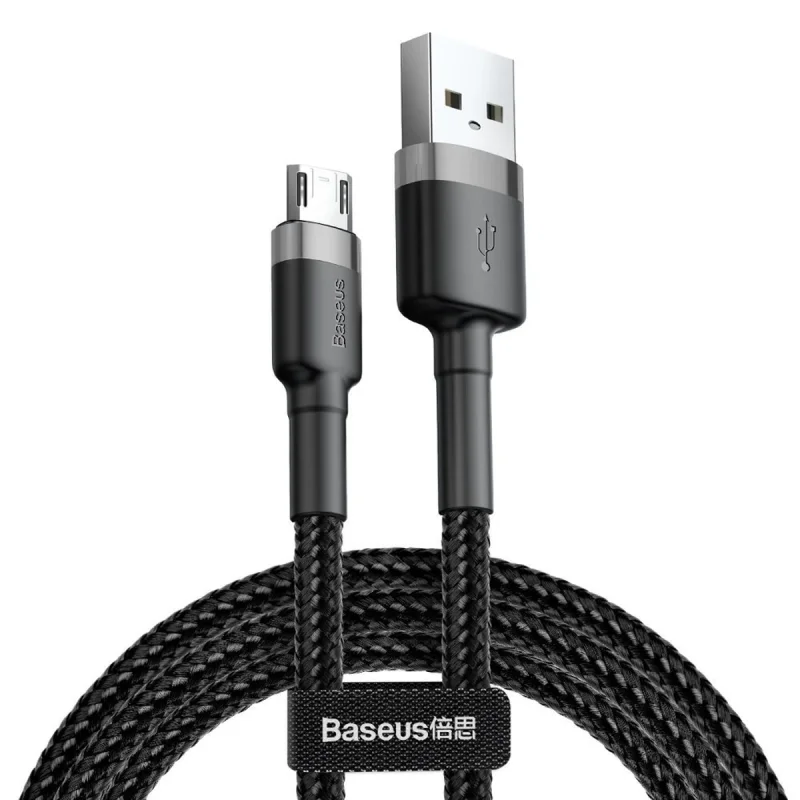 کابل تبدیل USB به MicroUSB/usb باسئوس مدل CA-H1 طول 3 متر
