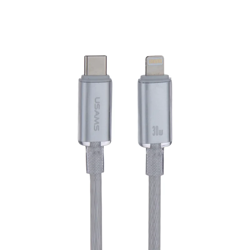 کابل تبدیل USB-C به لایتنینگ یوسمز مدل US-SJ659 30W طول 1.2 متر
