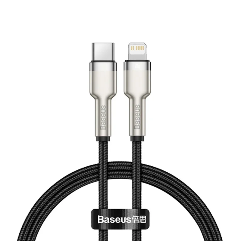 کابل تبدیل لایتنینگ به  USB-C باسئوس مدل CATLJK-01 طول 0.25 متر
