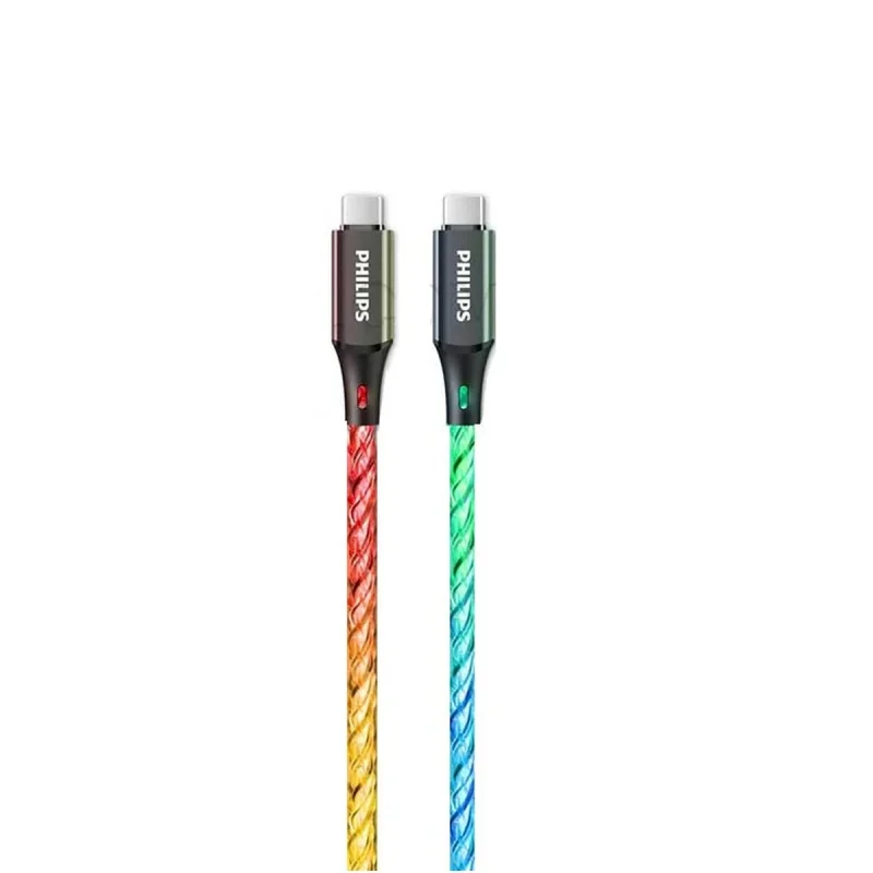 کابل USB-C فیلیپس مدل DLC5140C طول 1.2 متر