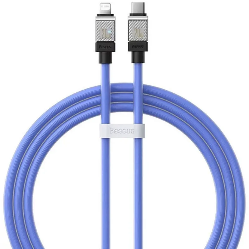 کابل تبدیل USB-C به لایتنینگ باسئوس مدل Coolplay Series طول 1 متر