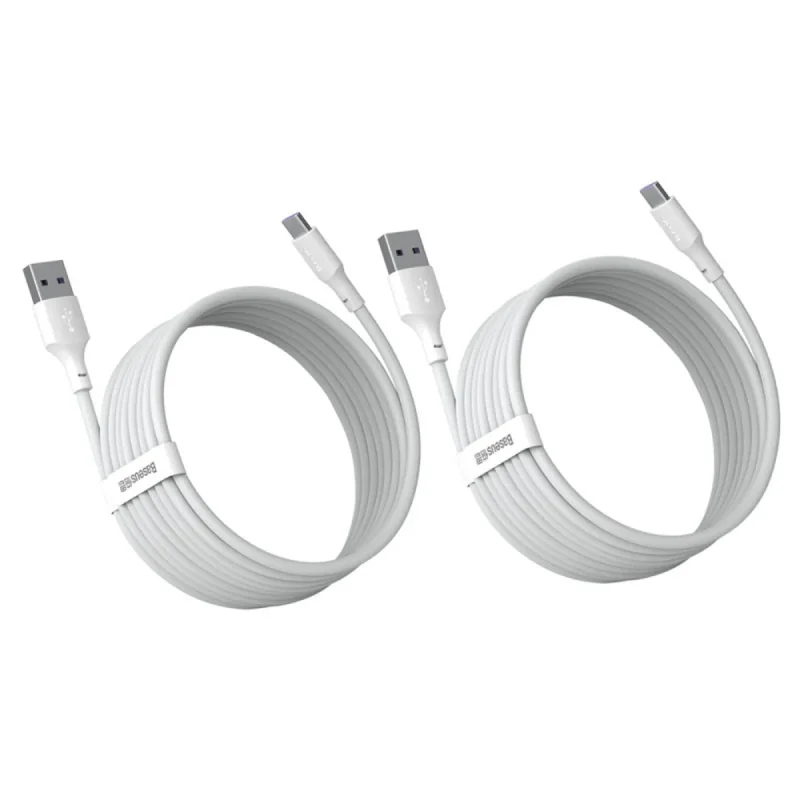 کابل تبدیل USB به USB-C باسئوس مدل Wisdom Data Cable 40W طول 1.5 متر بسته 2 عددی