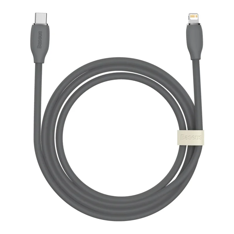 کابل تبدیل لایتنینگ به USB-C باسئوس مدل Jelly Liquid Silica Gel طول 2 متر
