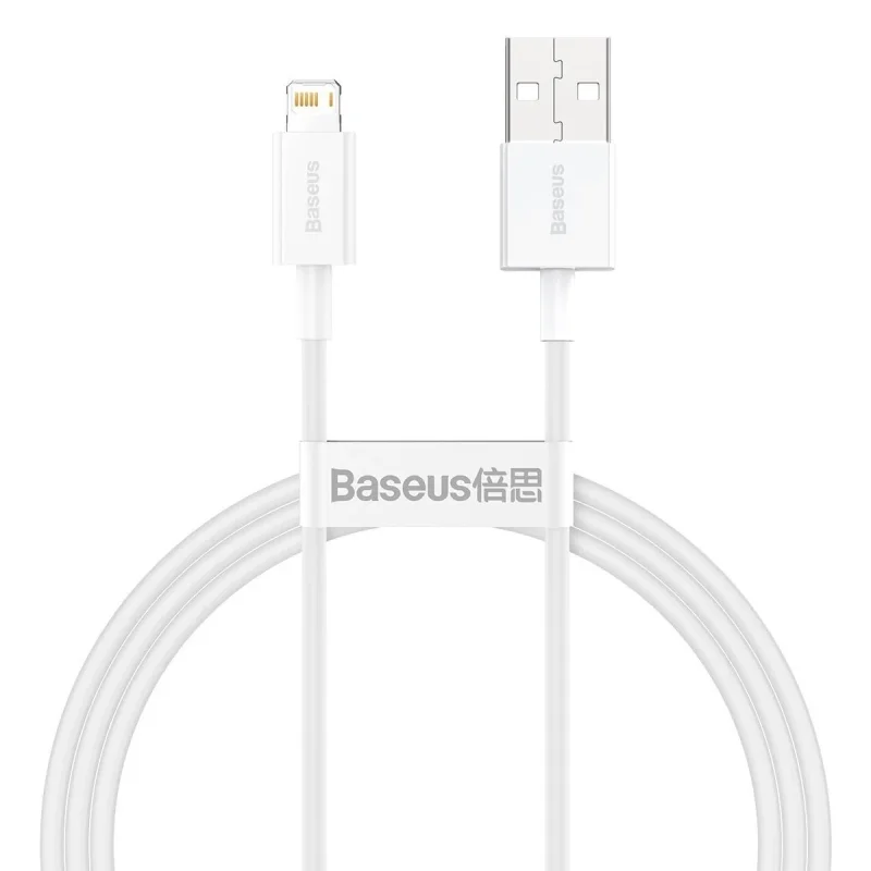 کابل تبدیل USB به لایتنینگ باسئوس مدل Superior طول 1 متر
