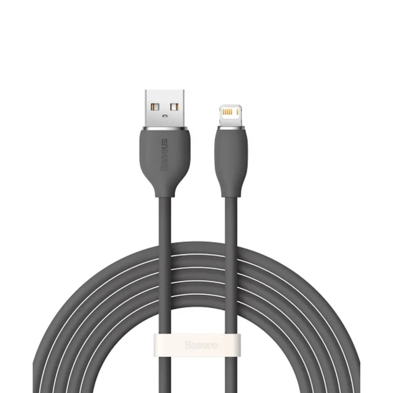 کابل تبدیل USB به لایتنینگ باسئوس مدل Jelly Liquid Silica Gel CAGD000101 طول 2 متر
