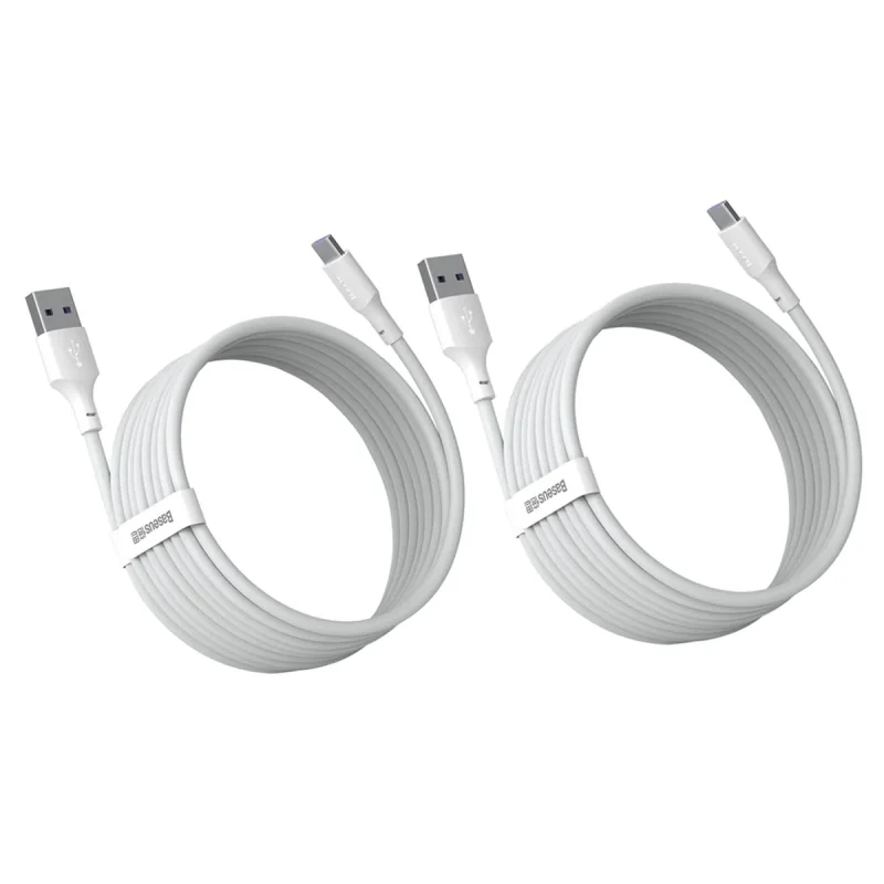 کابل USB به USB-C باسئوس مدل tzcatzj-02 طول 1.5 متر بسته 2 عددی
