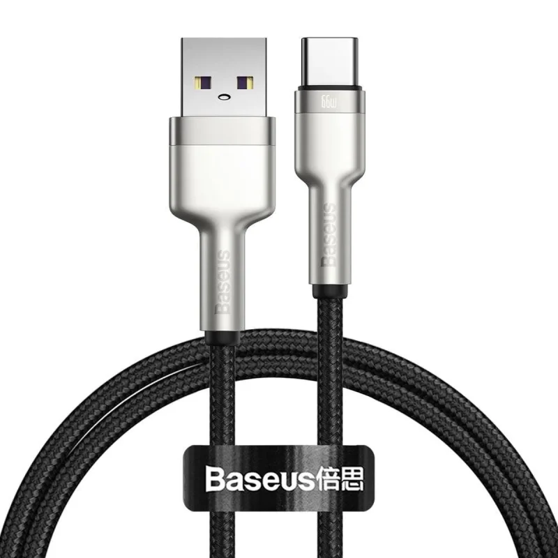 کابل تبدیل USB به USB-C بیسوس مدل HIGH CURRENT 66W طول 1 متر