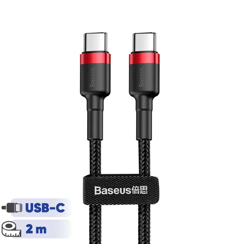 کابل USB-C بیسوس مدل CATKLF-H91 طول 2 متر