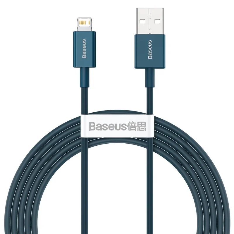 کابل تبدیل USB به لایتنینگ باسئوس مدل Superior طول 2 متر