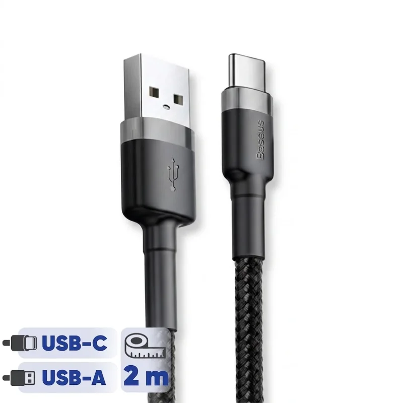 کابل تبدیل USB به USB-C باسئوس  مدل CATKLF-CG1 Cafule طول 2 متر