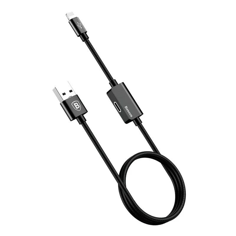 کابل تبدیل USB به لایتنینگ باسئوس مدل CALYU-01 طول 1 متر
