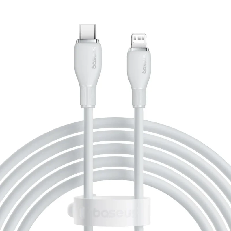 کابل تبدیل USB-C به لایتنینگ بیسوس مدل  Pudding P10355701221  طول 2 متری