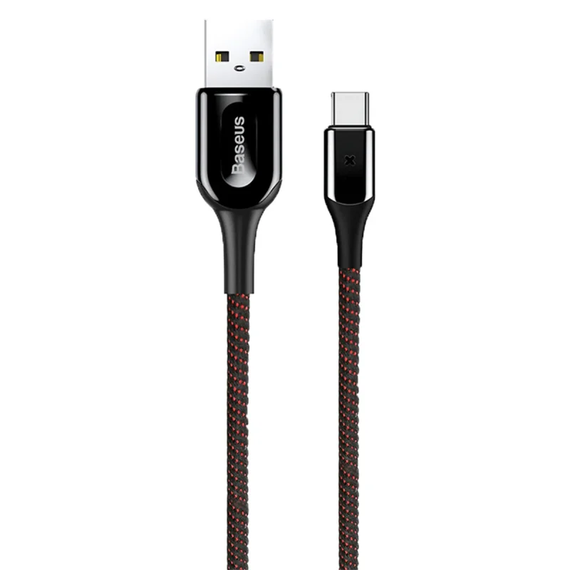 کابل تبدیل USB به USB-C باسئوس مدل X-SHAPED light cable طول 1 متر