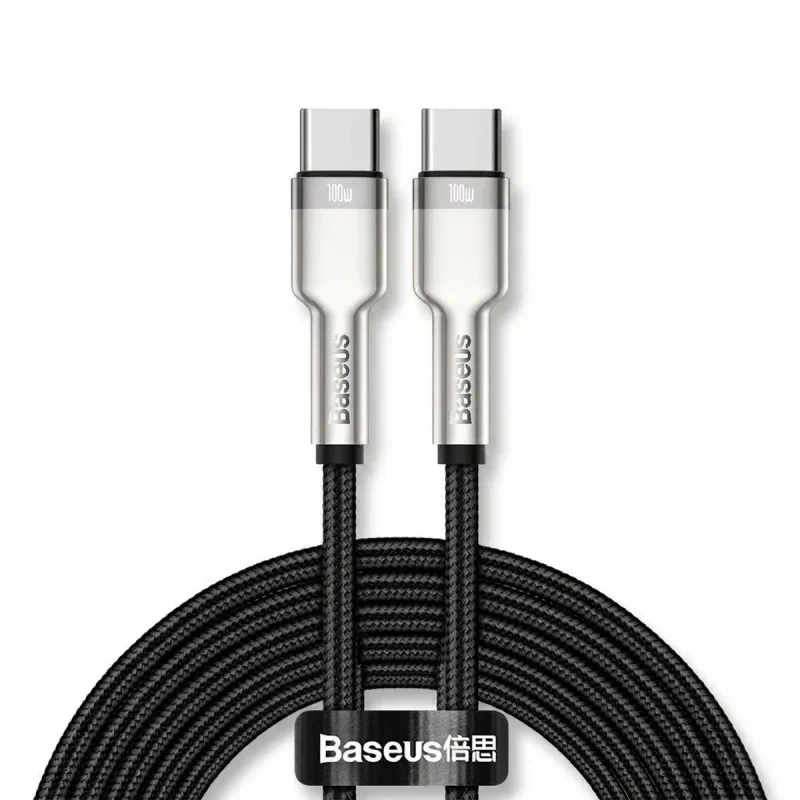 کابل تبدیل USB-C باسئوس مدل Metal Data Cable-100W طول 2 متر