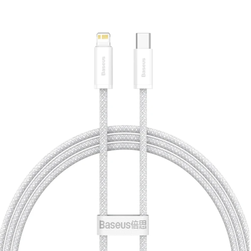 کابل تبدیل USB-C به لایتنینگ باسئوس مدل CALD000002 طول 1 متر