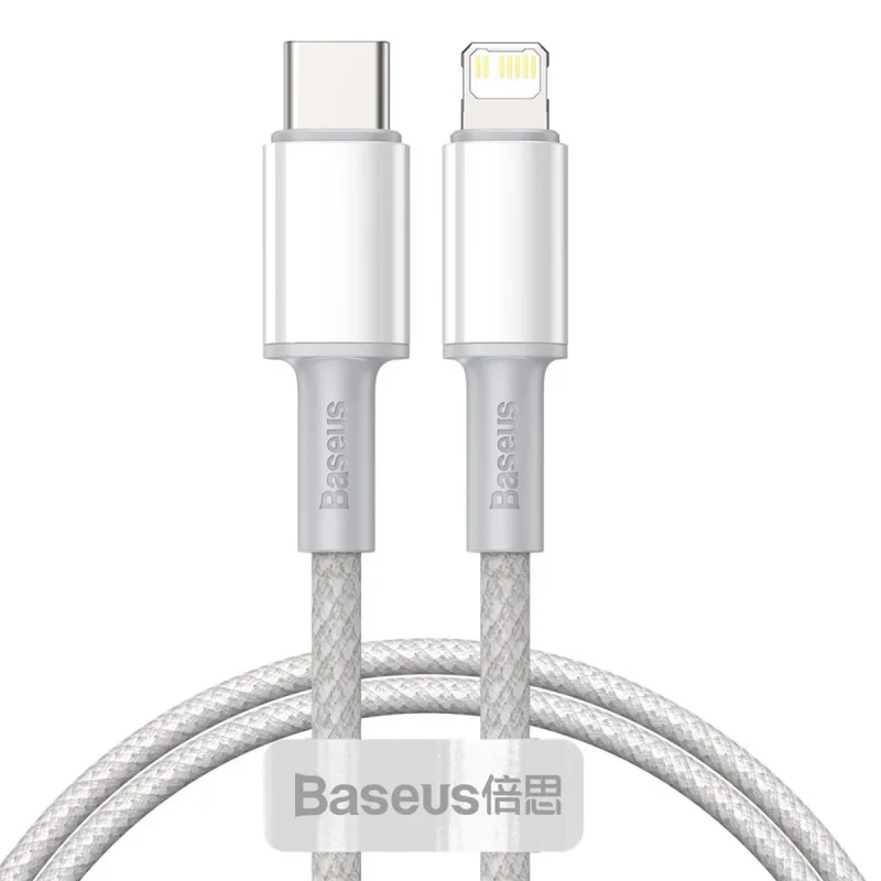 کابل تبدیل USB-C به لایتنینگ باسئوس مدل CATLGD-02 طول 1 متر